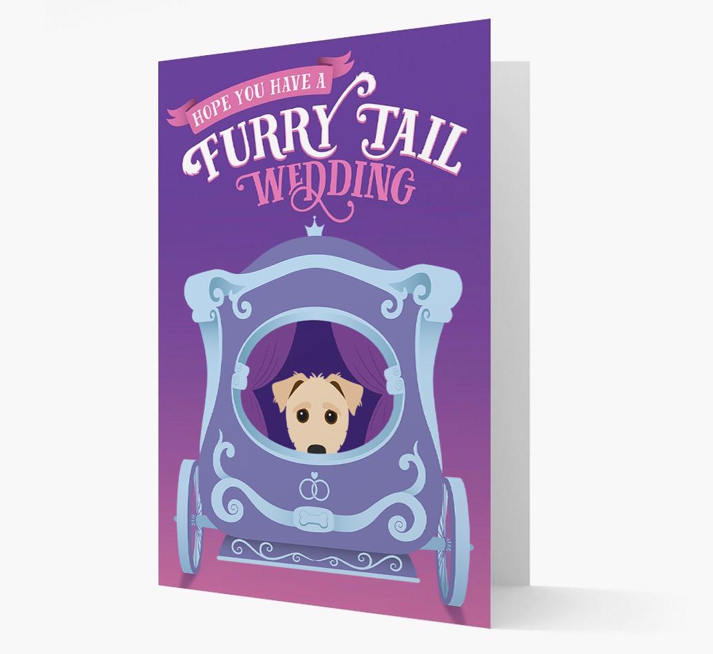Furry Tail Wedding: Personalized {breedFullName} Card