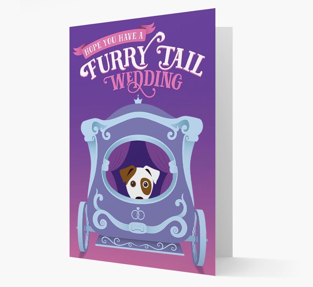 Furry Tail Wedding: Personalized {breedFullName} Card