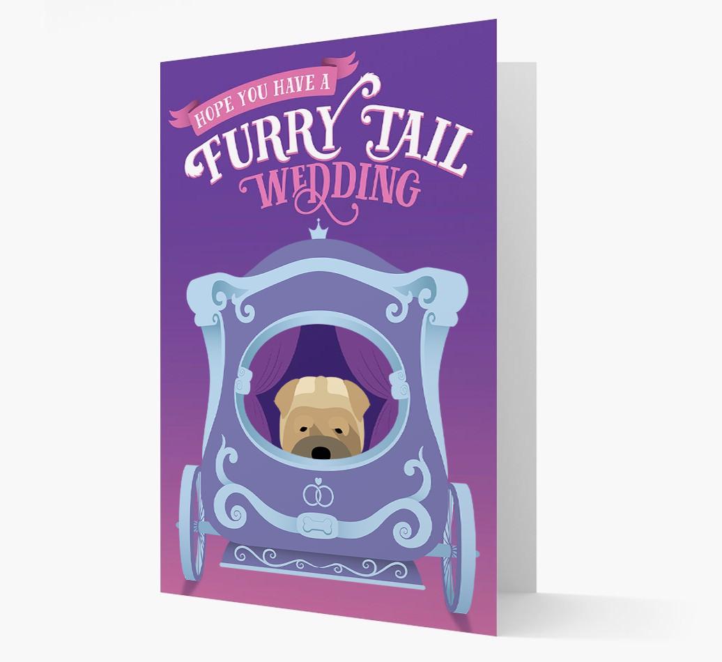 Furry Tail Wedding: Personalized {breedFullName} Card