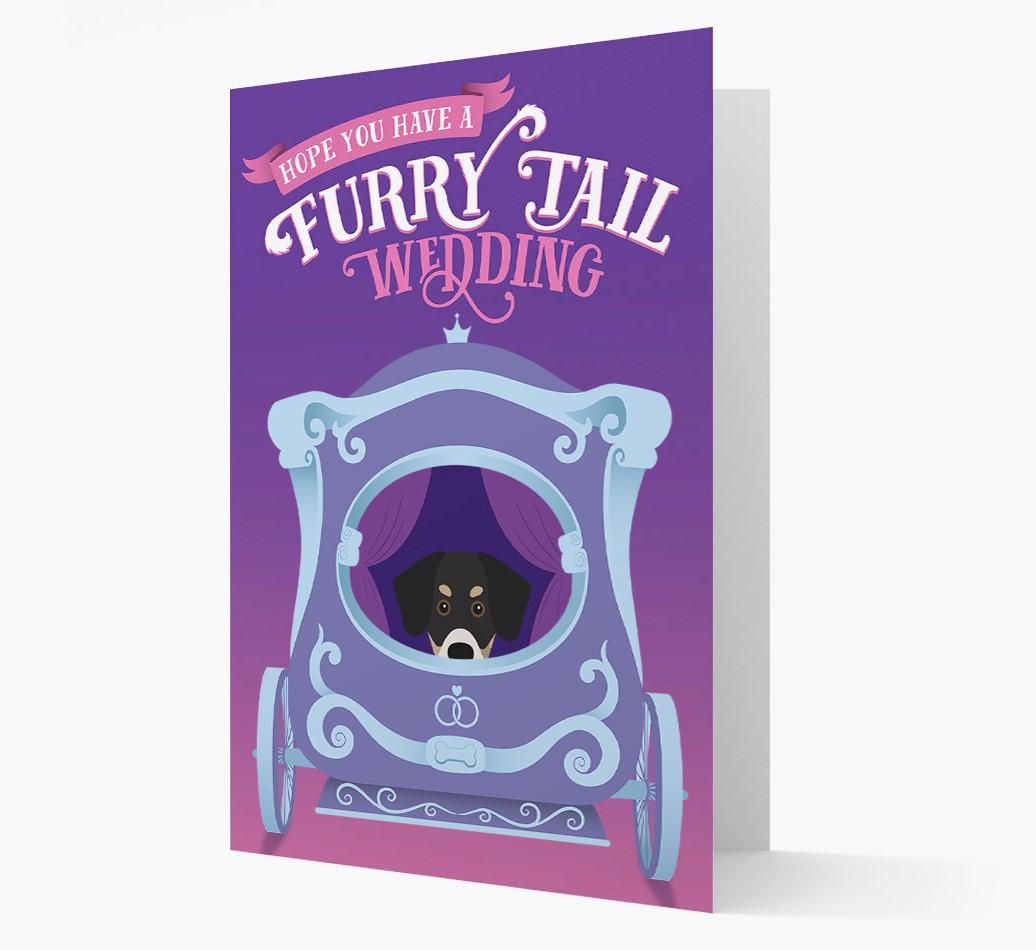 Furry Tail Wedding: Personalized {breedFullName} Card