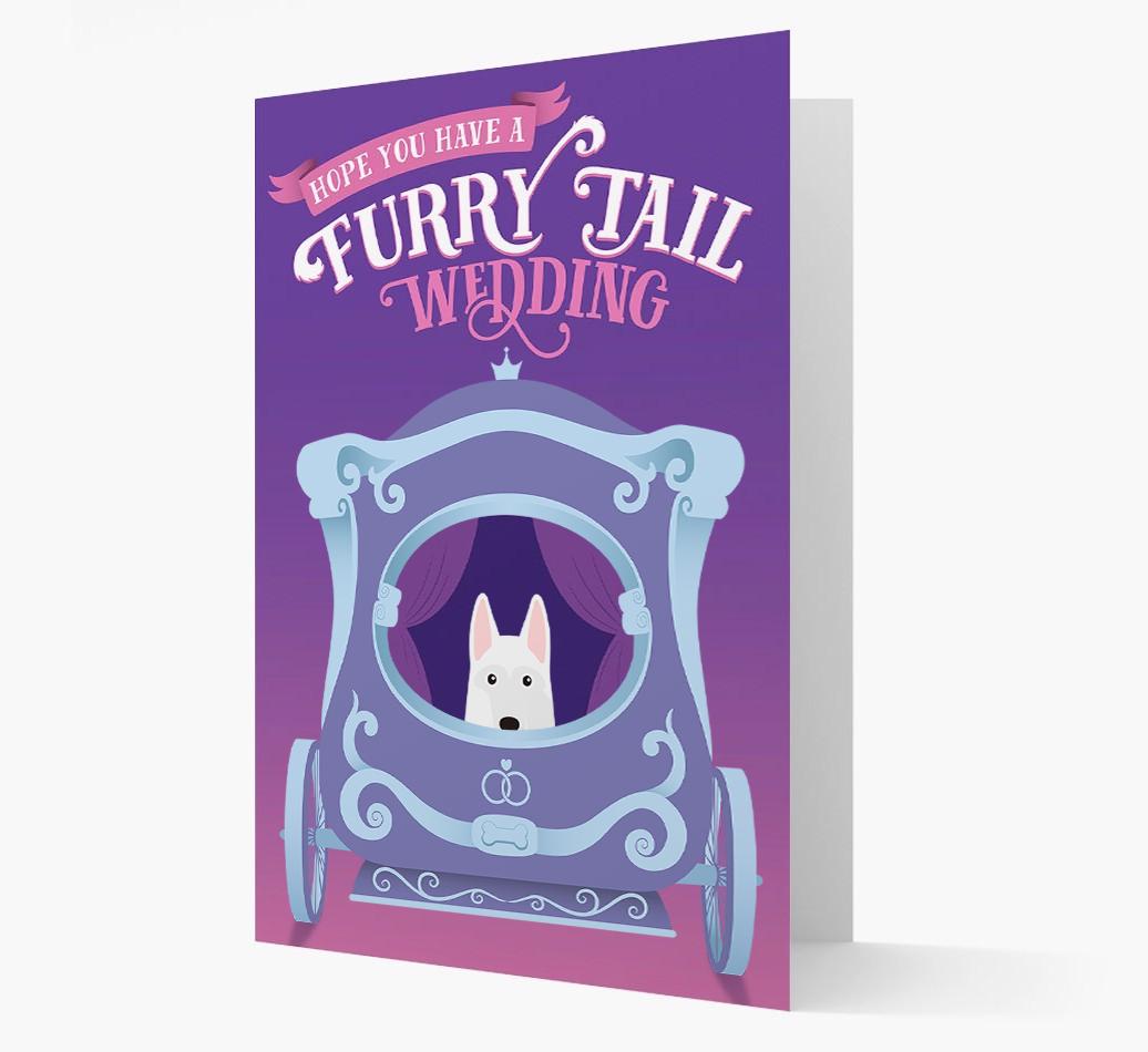 Furry Tail Wedding: Personalized {breedFullName} Card