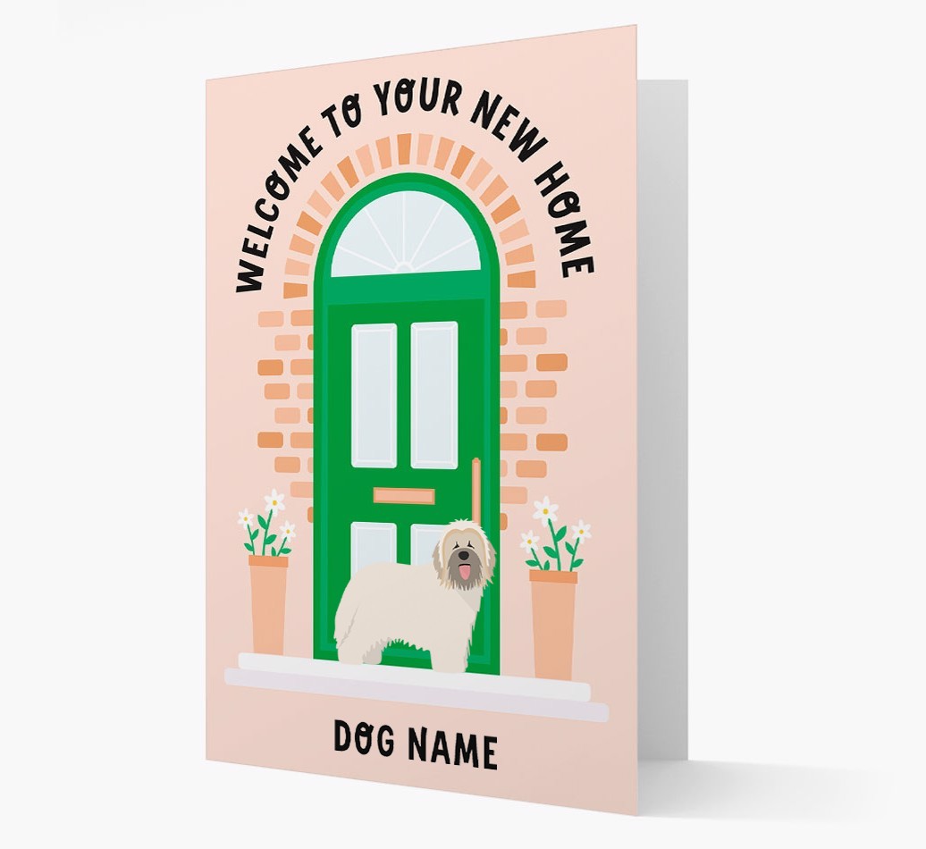 Welcome To Your New Home: Personalized {breedFullName} Card