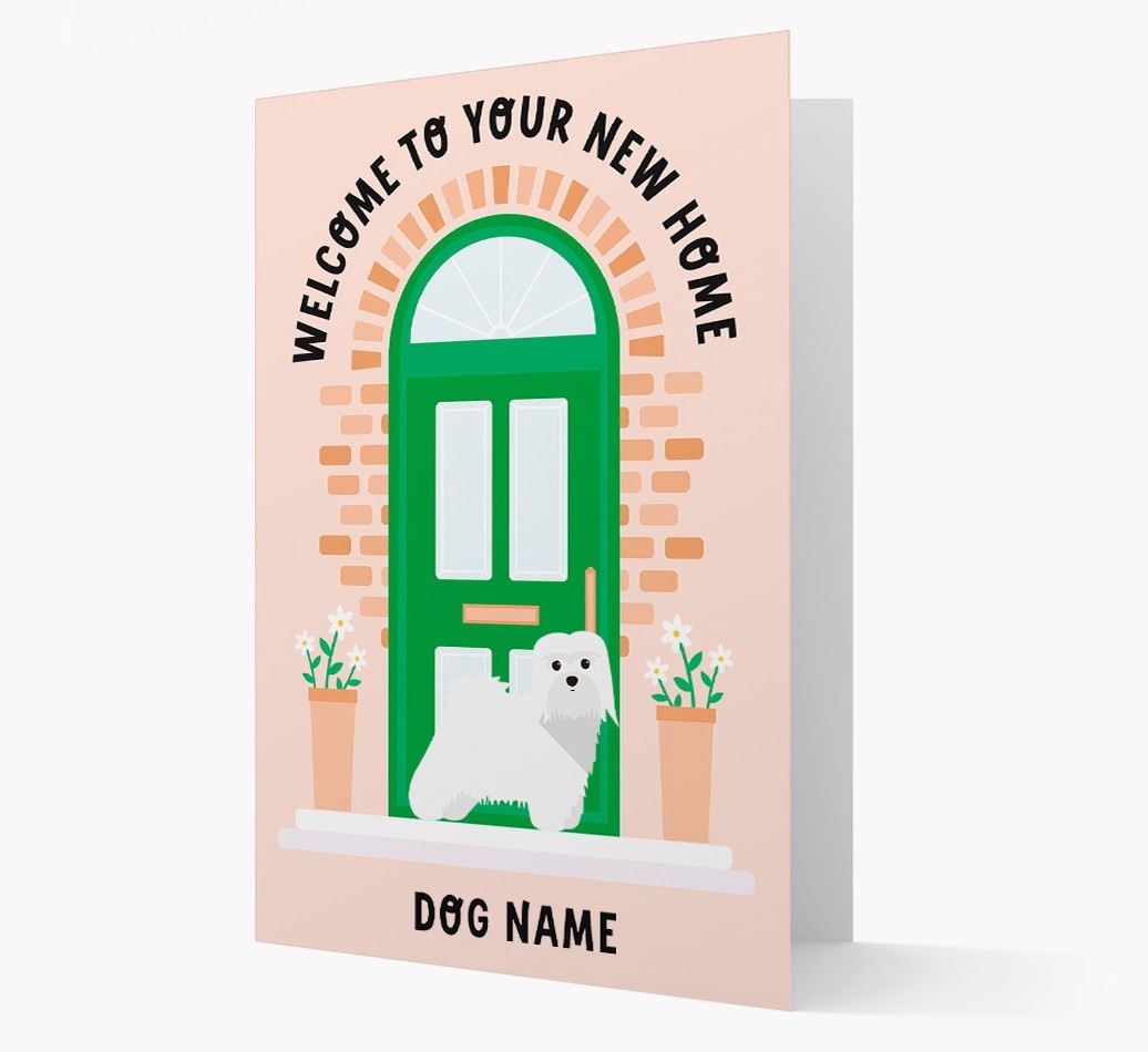 Welcome To Your New Home: Personalised {breedFullName} Card