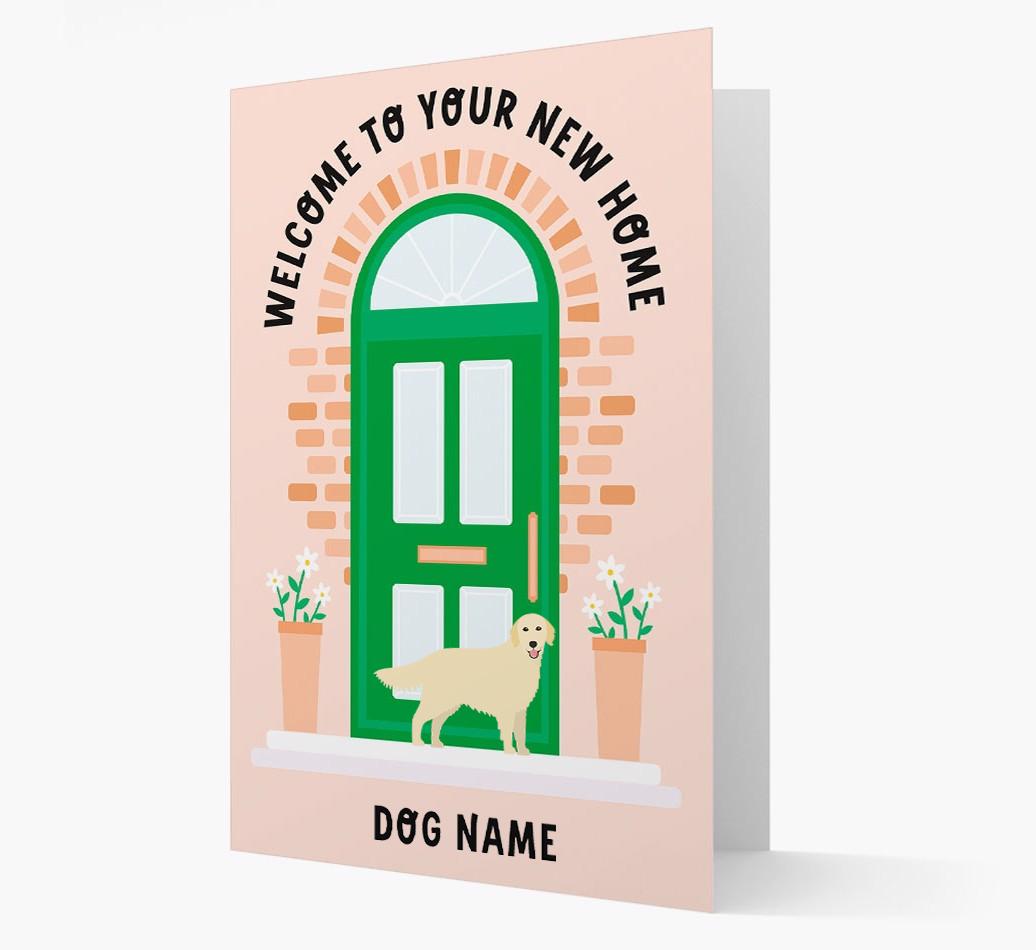 Welcome To Your New Home: Personalized {breedFullName} Card