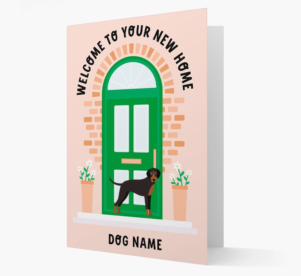 Welcome To Your New Home: Personalised {breedFullName} Card