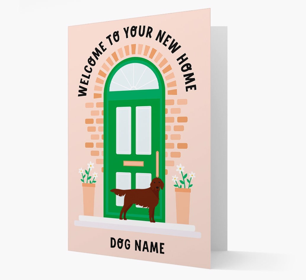Welcome To Your New Home: Personalised {breedFullName} Card