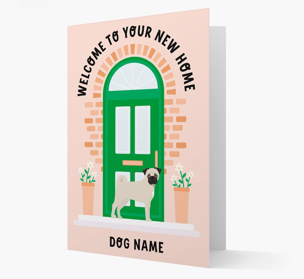 Welcome To Your New Home: Personalized {breedFullName} Card