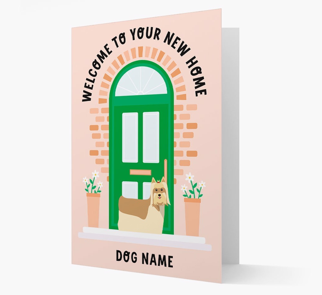 Welcome To Your New Home: Personalized {breedFullName} Card