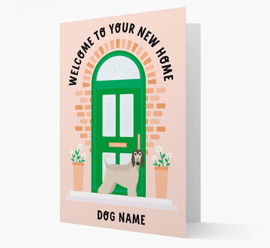 Welcome To Your New Home: Personalized {breedFullName} Card