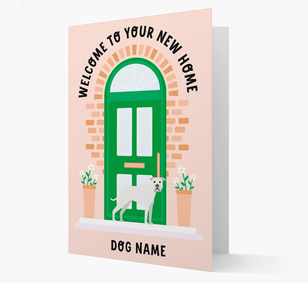 Welcome To Your New Home: Personalized {breedFullName} Card