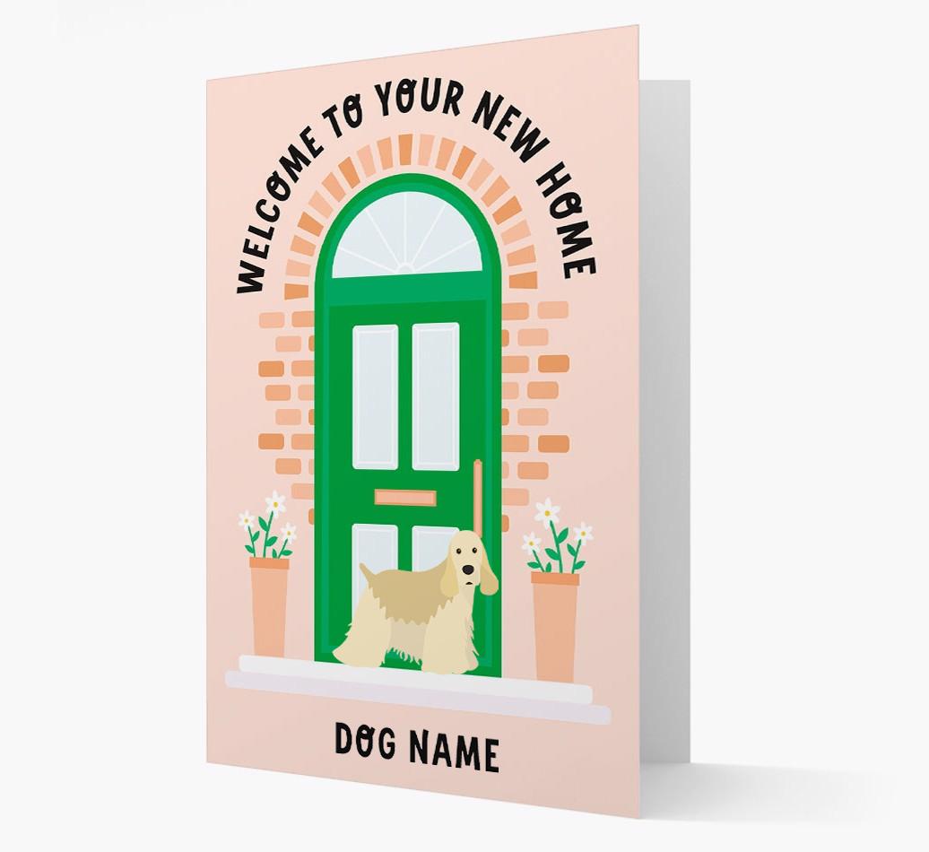 Welcome To Your New Home: Personalized {breedFullName} Card