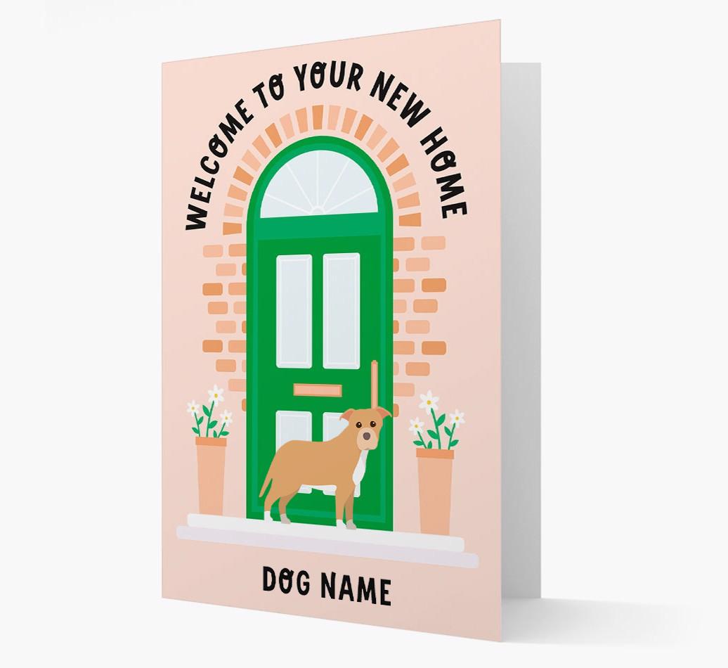 Welcome To Your New Home: Personalized {breedFullName} Card