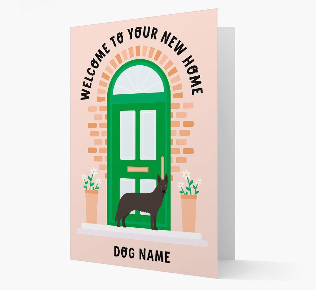 Welcome To Your New Home: Personalized {breedFullName} Card