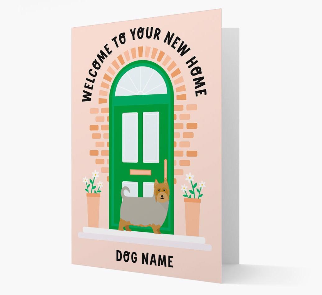 Welcome To Your New Home: Personalized {breedFullName} Card