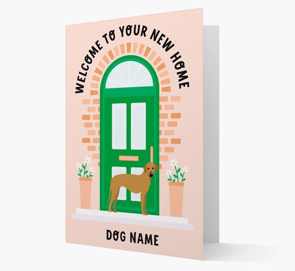 Welcome To Your New Home: Personalized {breedFullName} Card