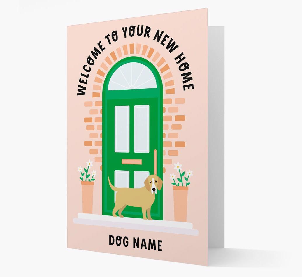 Welcome To Your New Home: Personalized {breedFullName} Card