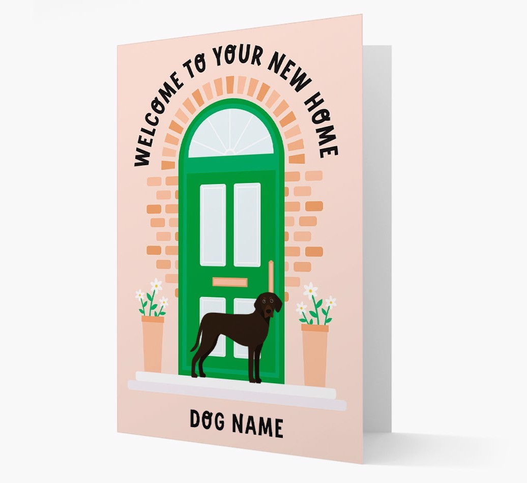 Welcome To Your New Home: Personalized {breedFullName} Card