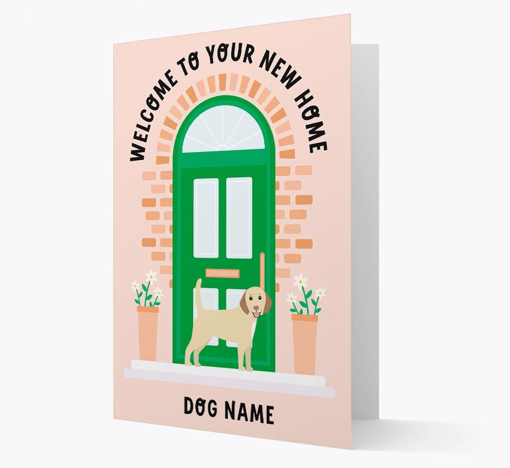 Welcome To Your New Home: Personalized {breedFullName} Card