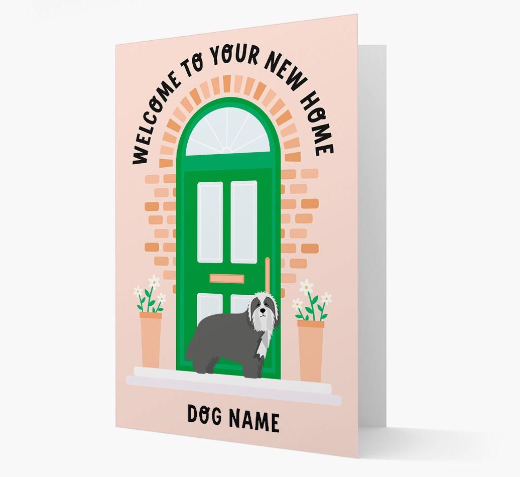 Welcome To Your New Home: Personalized {breedFullName} Card