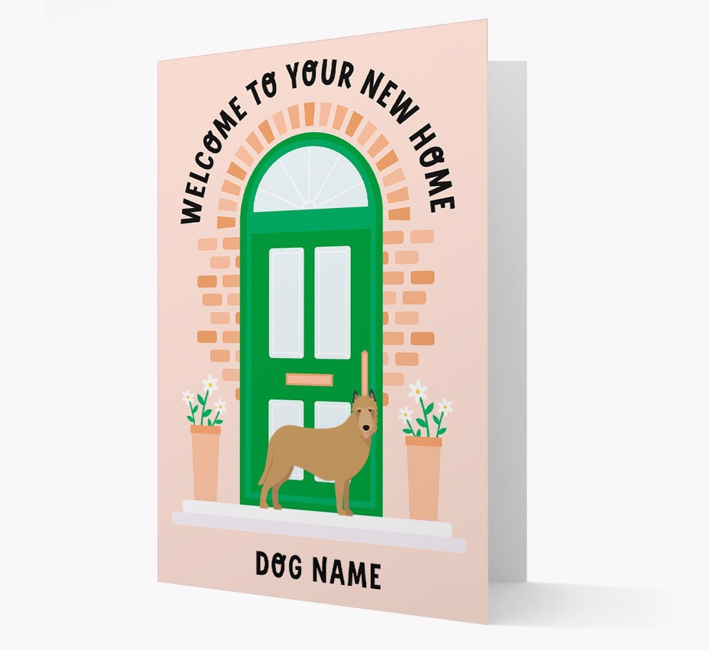 Welcome To Your New Home: Personalized {breedFullName} Card