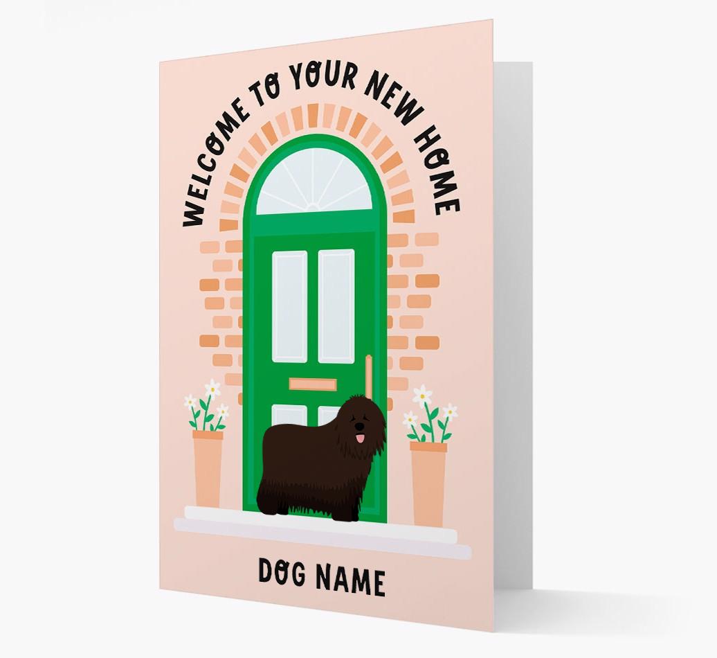 Welcome To Your New Home: Personalized {breedFullName} Card