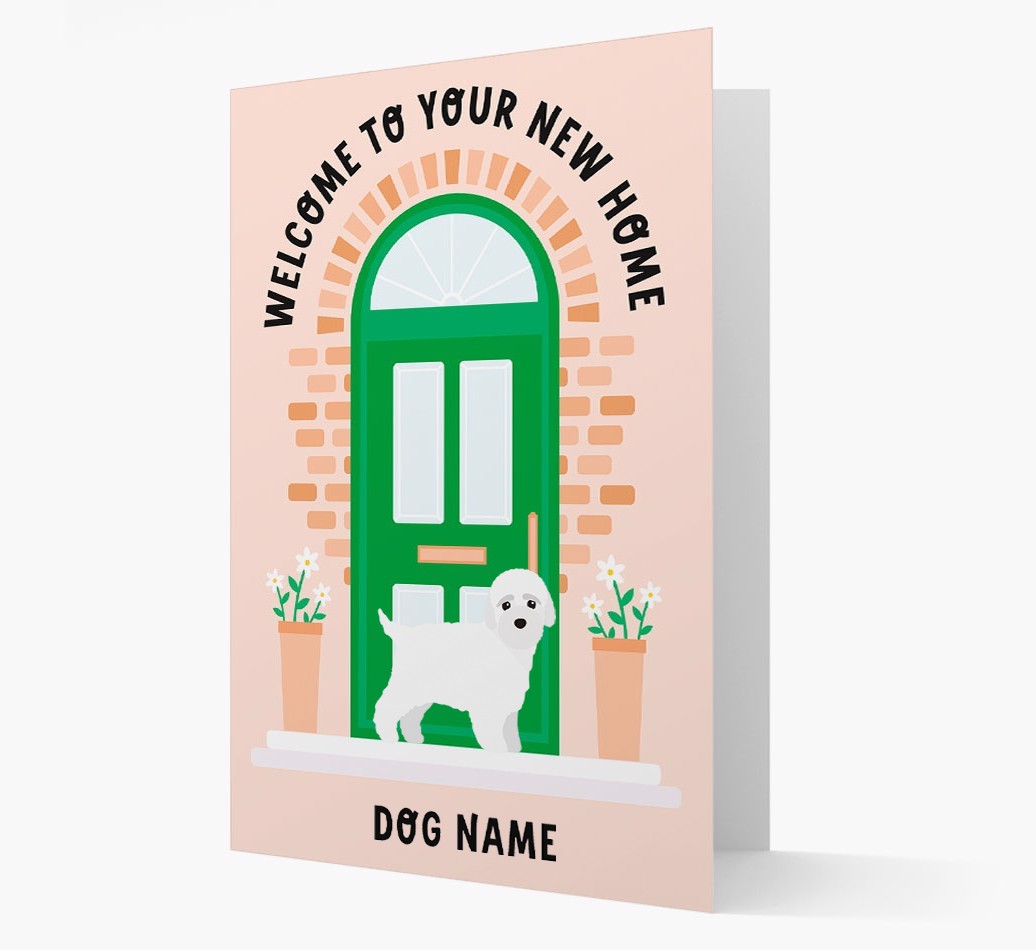 Welcome To Your New Home: Personalized {breedFullName} Card