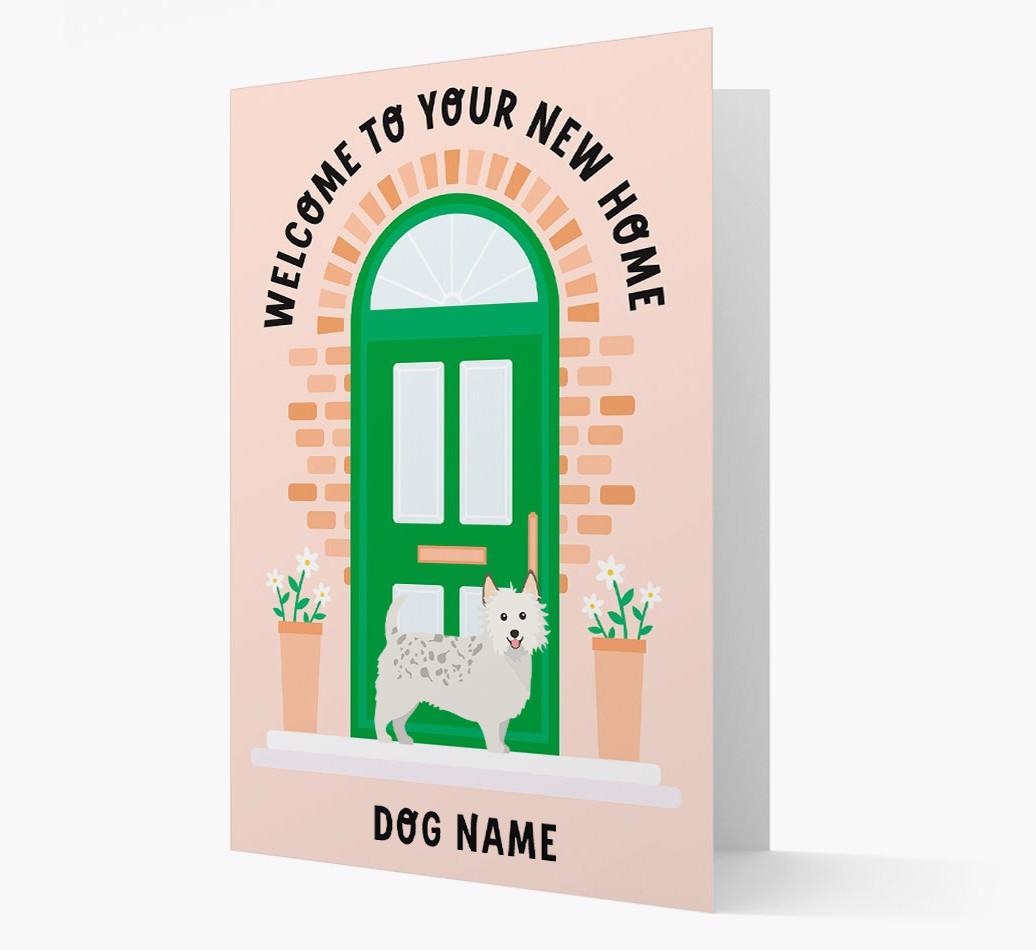 Welcome To Your New Home: Personalized {breedFullName} Card