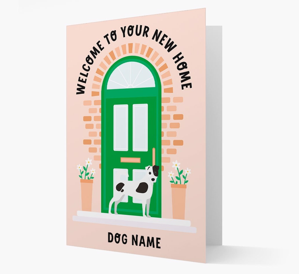 Welcome To Your New Home: Personalized {breedFullName} Card