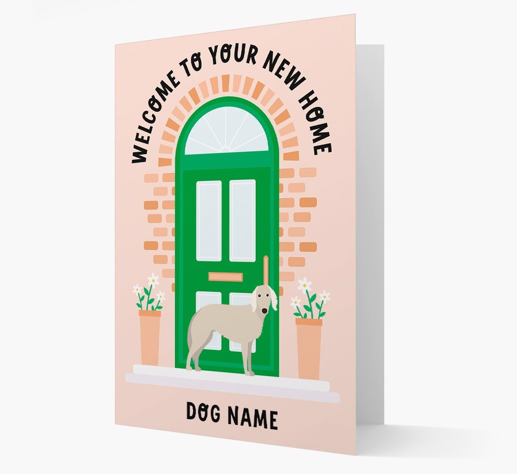 Welcome To Your New Home: Personalized {breedFullName} Card