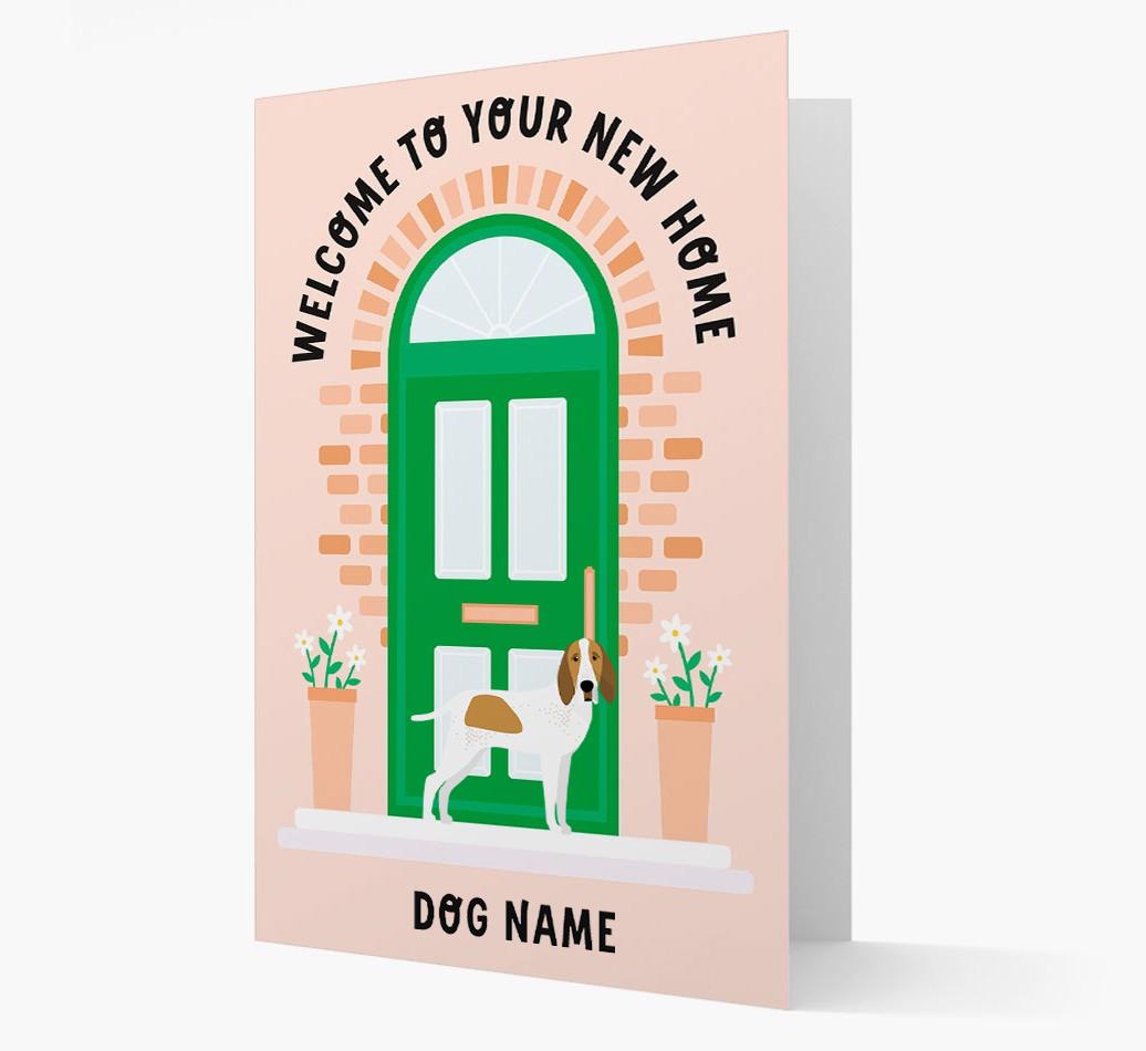 Welcome To Your New Home: Personalized {breedFullName} Card