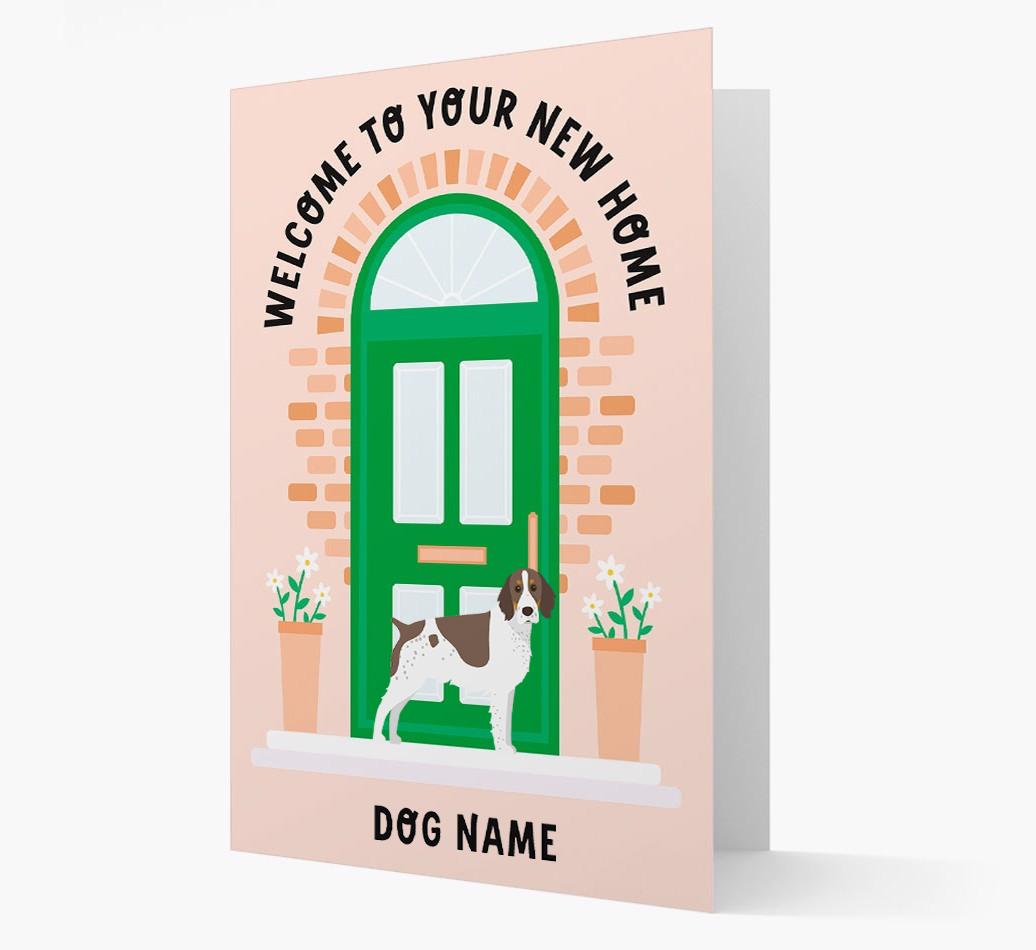 Welcome To Your New Home: Personalized {breedFullName} Card