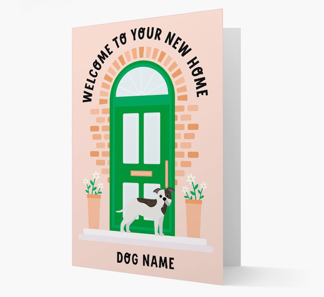 Welcome To Your New Home: Personalized {breedFullName} Card