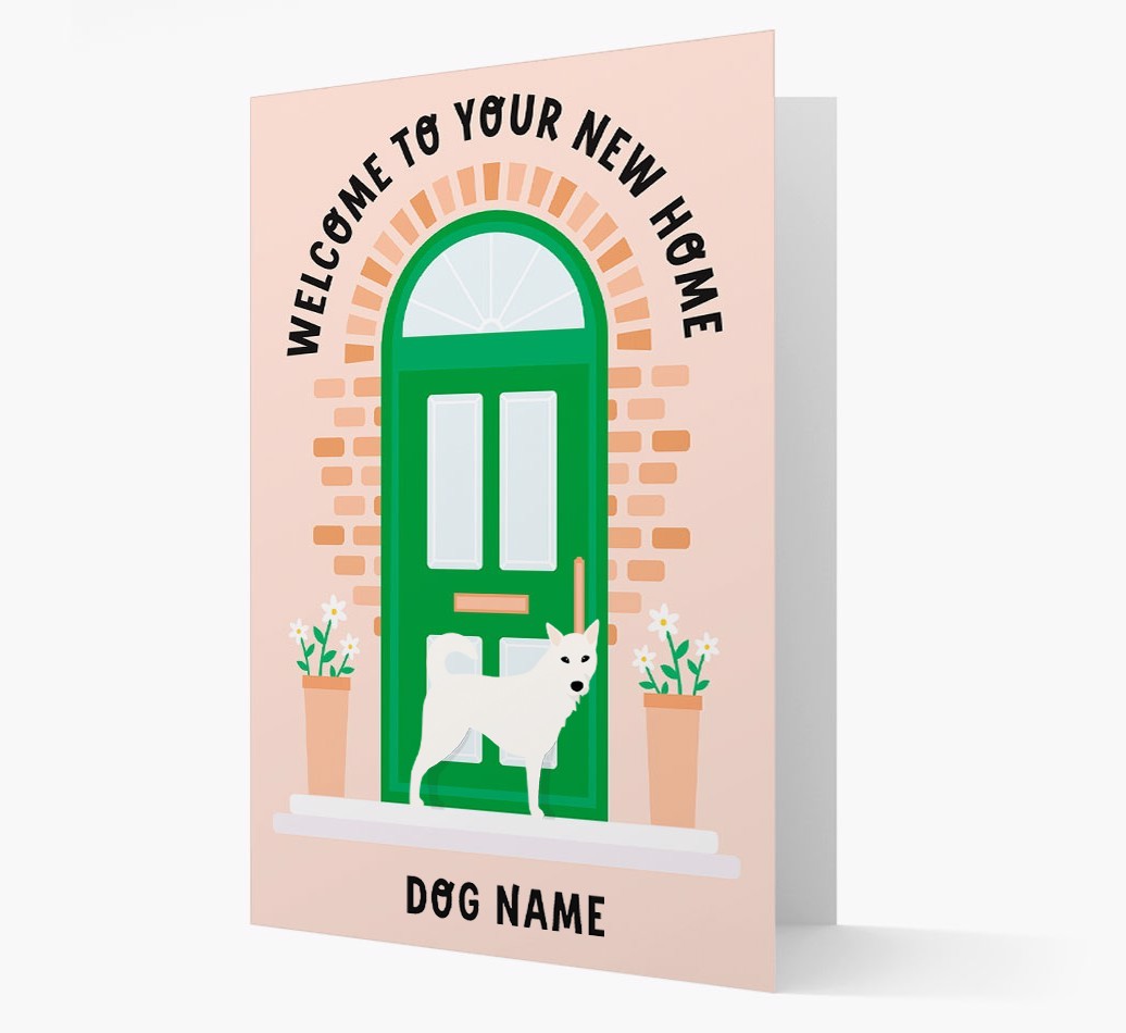 Welcome To Your New Home: Personalized {breedFullName} Card