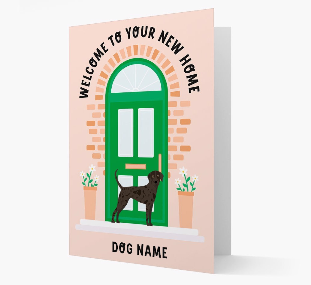 Welcome To Your New Home: Personalized {breedFullName} Card