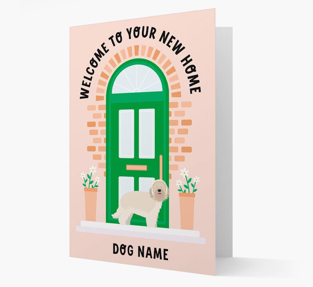 Welcome To Your New Home: Personalized {breedFullName} Card