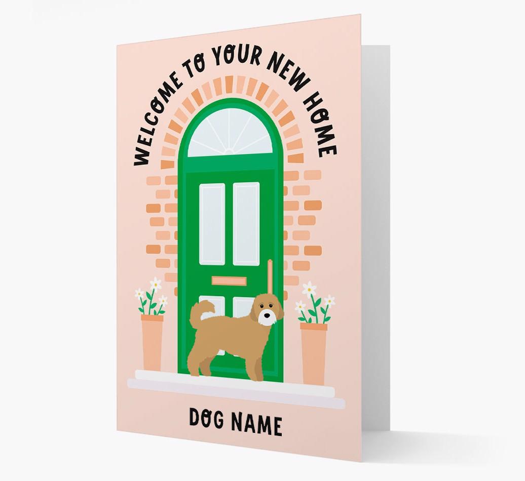 Welcome To Your New Home: Personalized {breedFullName} Card