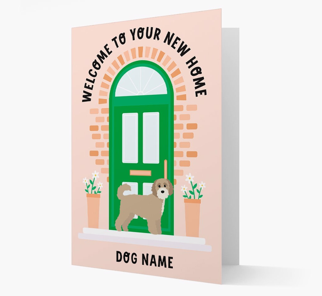 Welcome To Your New Home: Personalized {breedFullName} Card