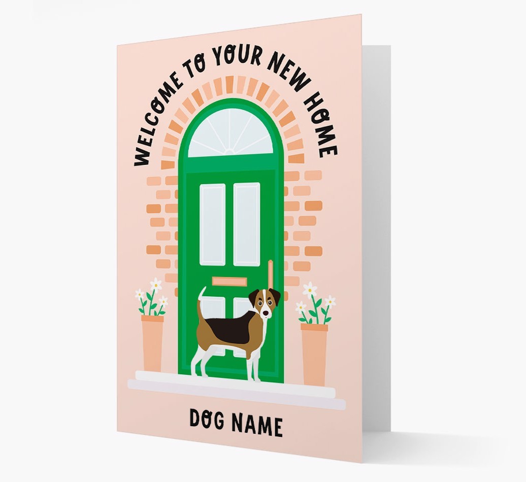 Welcome To Your New Home: Personalized {breedFullName} Card