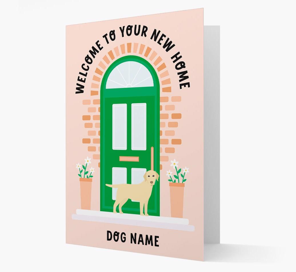 Welcome To Your New Home: Personalized {breedFullName} Card