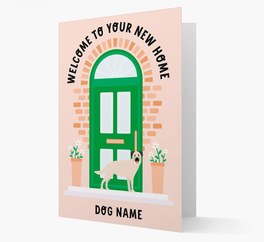 Welcome To Your New Home: Personalized {breedFullName} Card
