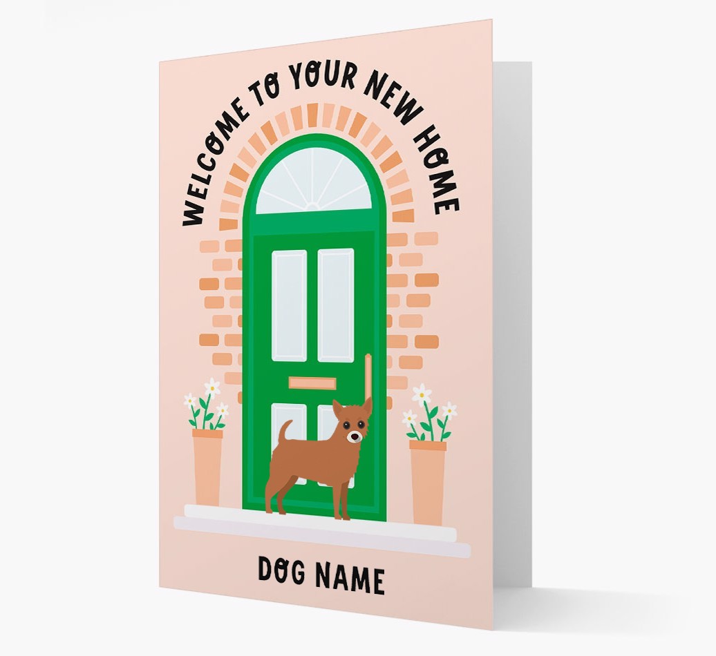 Welcome To Your New Home: Personalized {breedFullName} Card