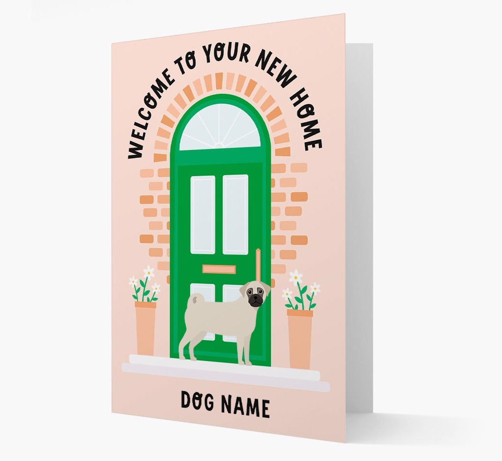 Welcome To Your New Home: Personalized {breedFullName} Card