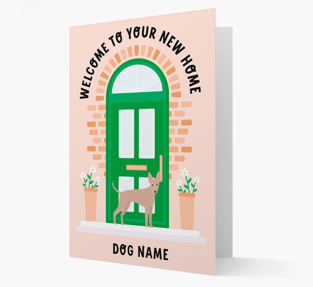 Welcome To Your New Home: Personalized {breedFullName} Card