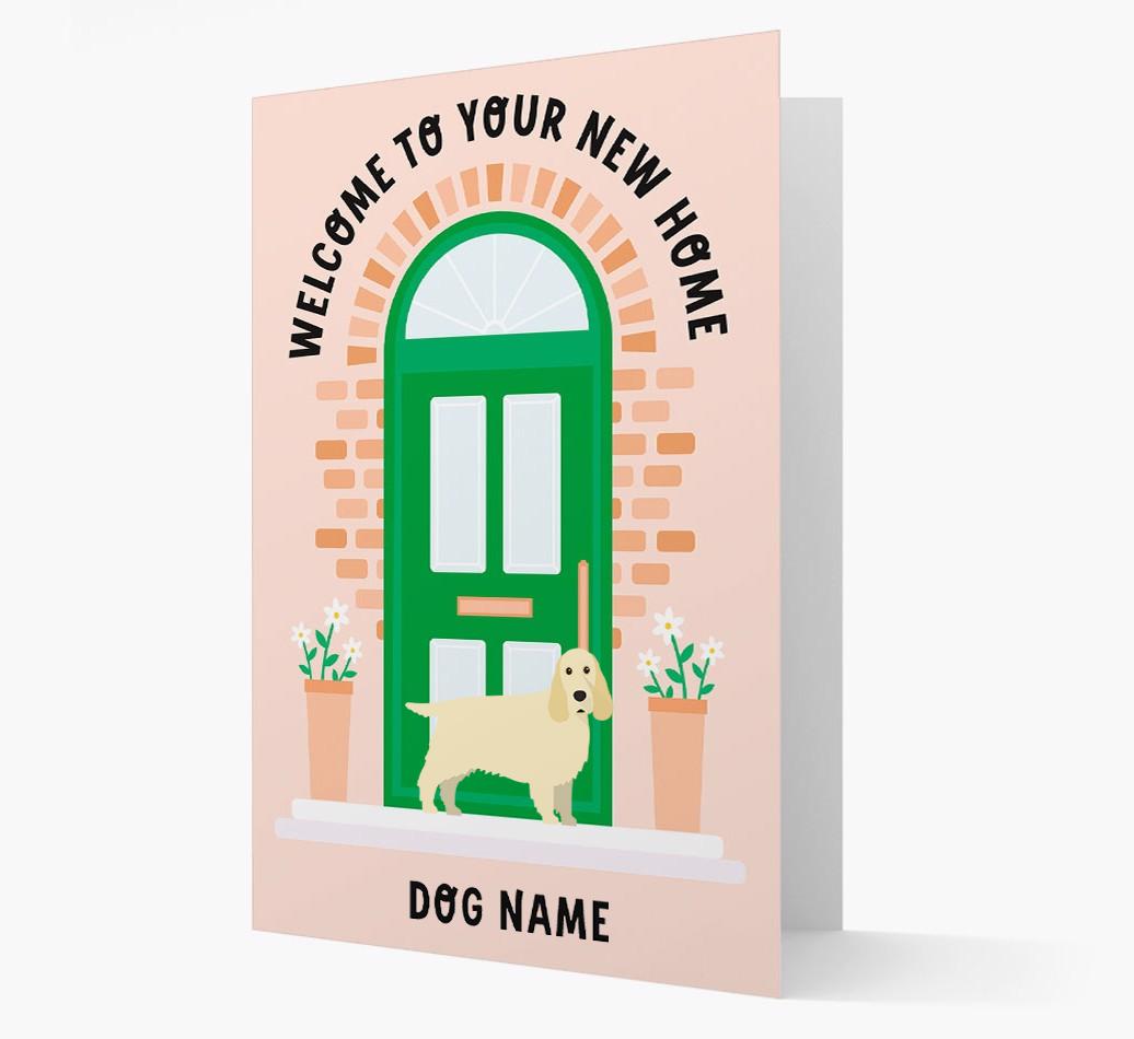 Welcome To Your New Home: Personalized {breedFullName} Card