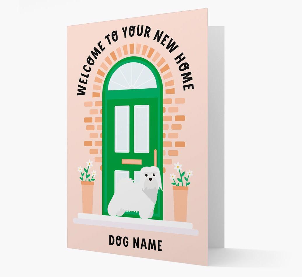 Welcome To Your New Home: Personalized {breedFullName} Card