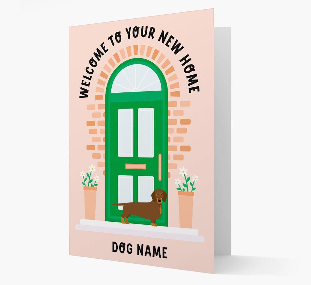 Welcome To Your New Home: Personalized {breedFullName} Card