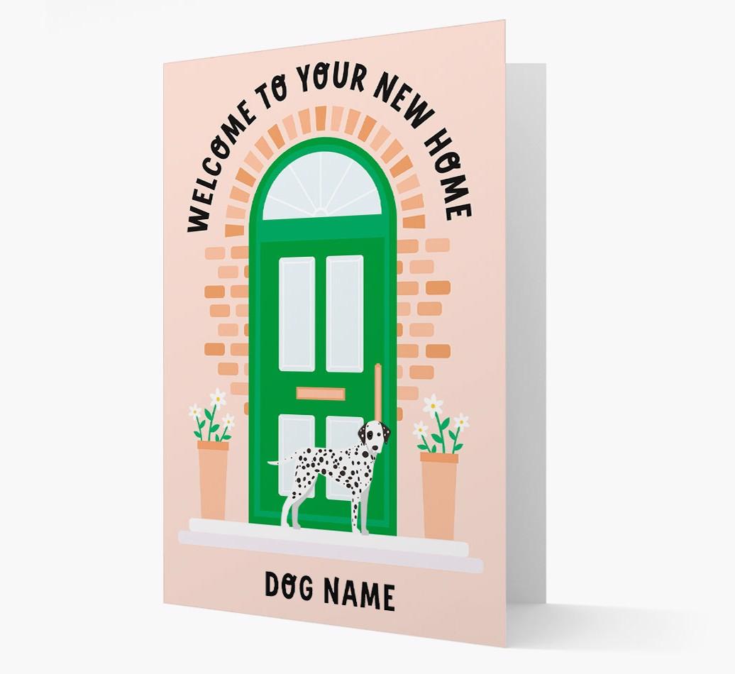 Welcome To Your New Home: Personalized {breedFullName} Card