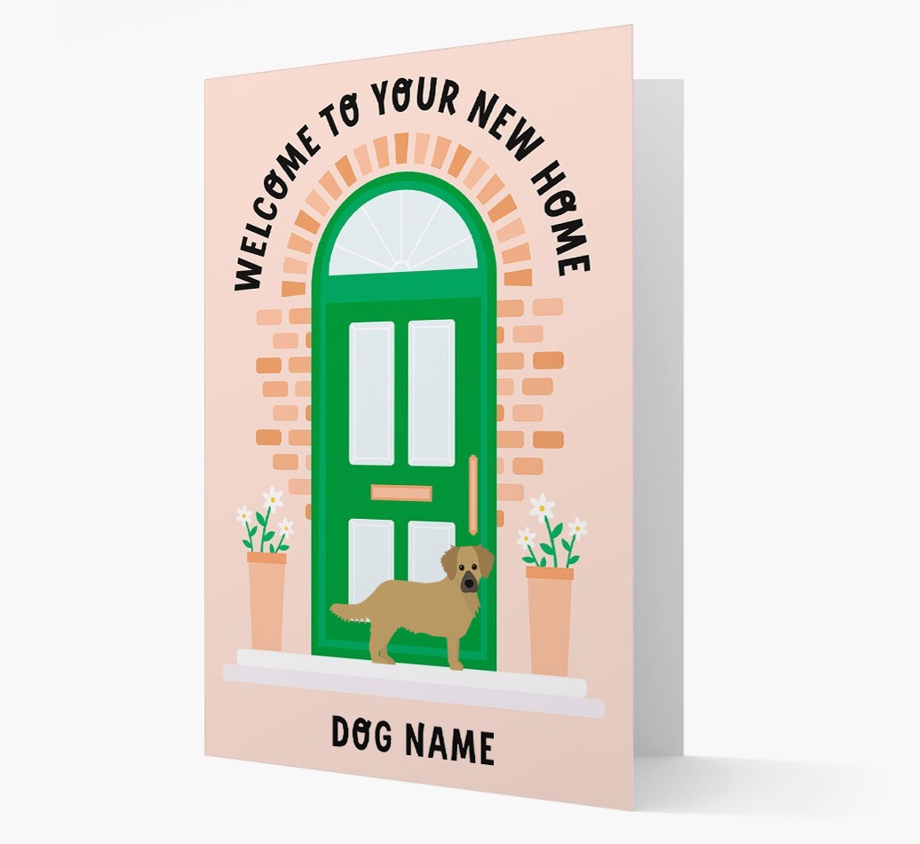 Welcome To Your New Home: Personalized {breedFullName} Card