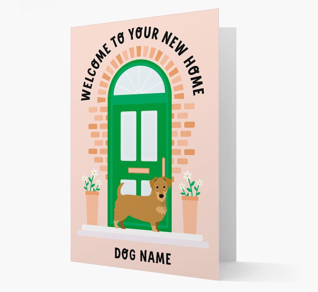 Welcome To Your New Home: Personalized {breedFullName} Card