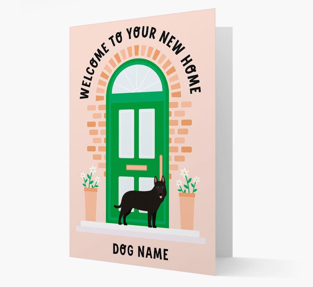 Welcome To Your New Home: Personalized {breedFullName} Card